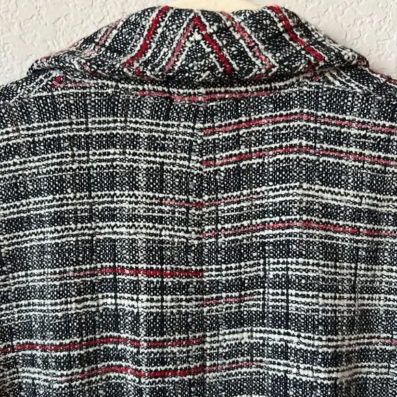 Isabel Marant Etoile Tweed Blazer in Black/Red/White, Size 36 (US S) - Picture 9 of 12